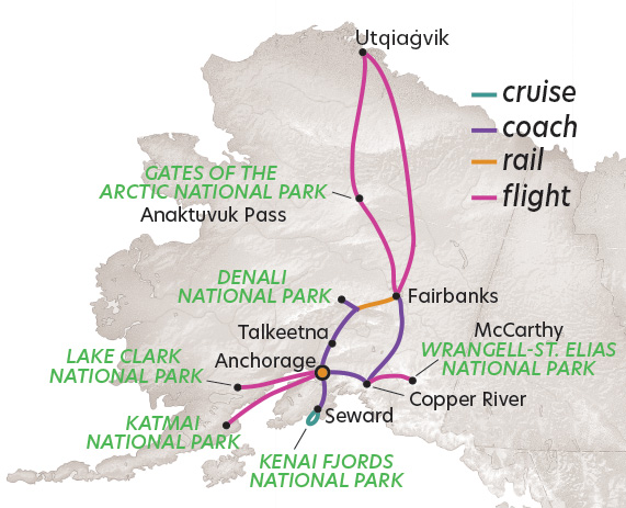 Ntl Parks Of Alaska 190 Map Crop